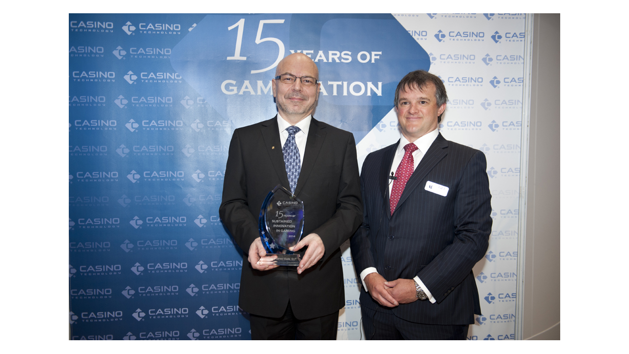 Casino Technology awarded by GLI for sustained innovation in gaming