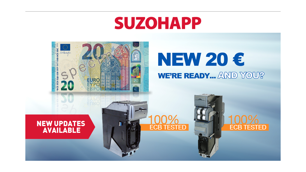 SUZOHAPP WELCOMES THE NEW € 20 NOTE