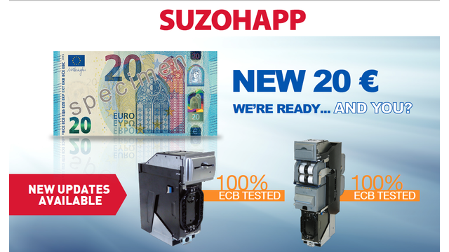 SUZOHAPP WELCOMES THE NEW € 20 NOTE