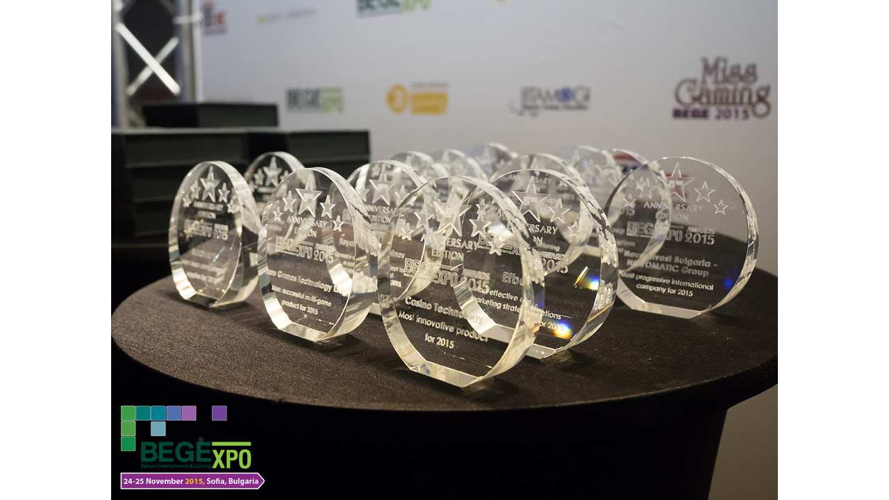 BEGE Awards 2015 distinguished the leading companies and their innovations in the gaming industry