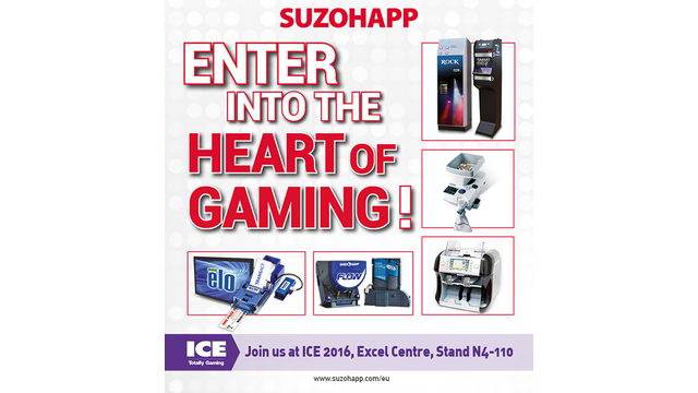 SUZOHAPP INVITES YOU TO ENTER INTO THE HEART OF GAMING AT ICE 2016