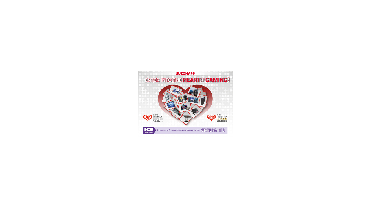 COMPLETE CUSTOMER FOCUS FROM SUZOHAPP AT THE FORTHCOMING ICE 2016