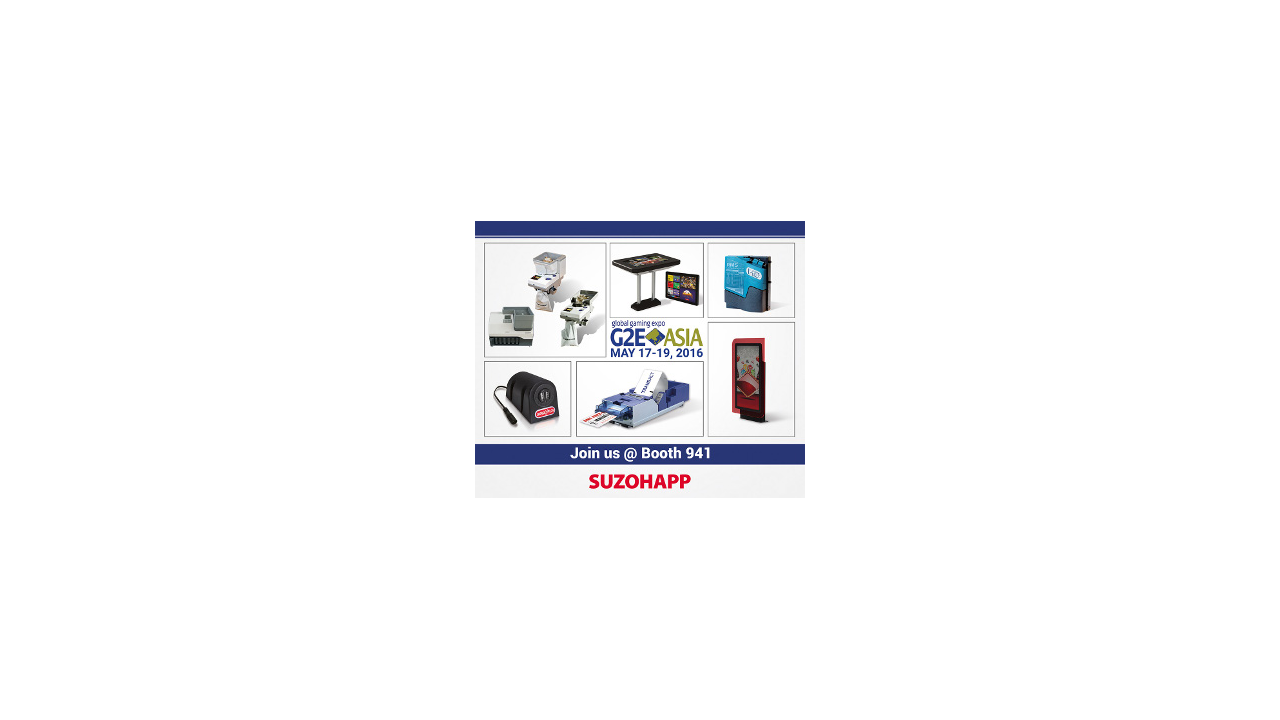 SUZOHAPP to exhibit at G2E Asia with widest range of solutions ever