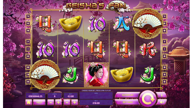 Tom Horn Gaming set to fan the flames with new Geisha’s Fan game