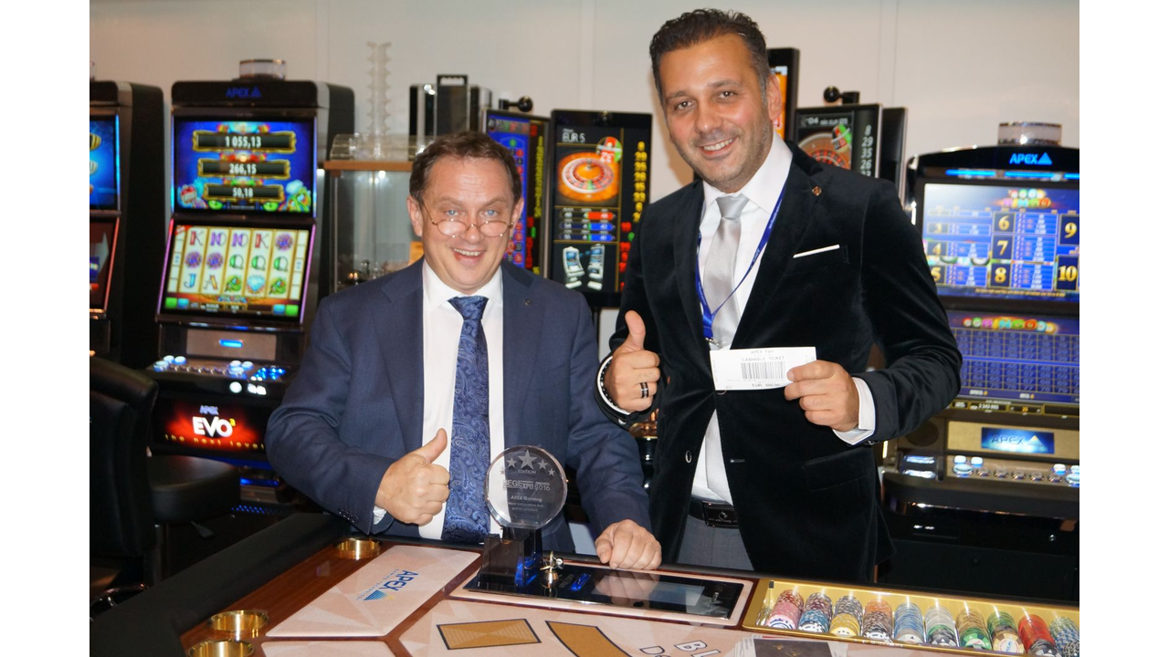 APEX gaming receives major award at BEGE for its iDROPe