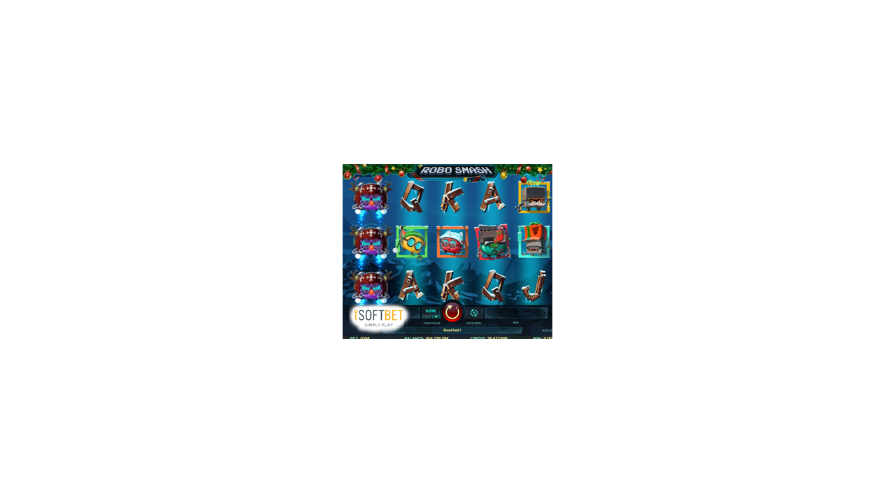 iSoftBet unleashes a Christmas cracker with new slot Robo Smash