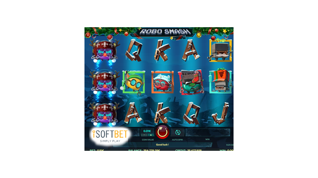 iSoftBet unleashes a Christmas cracker with new slot Robo Smash