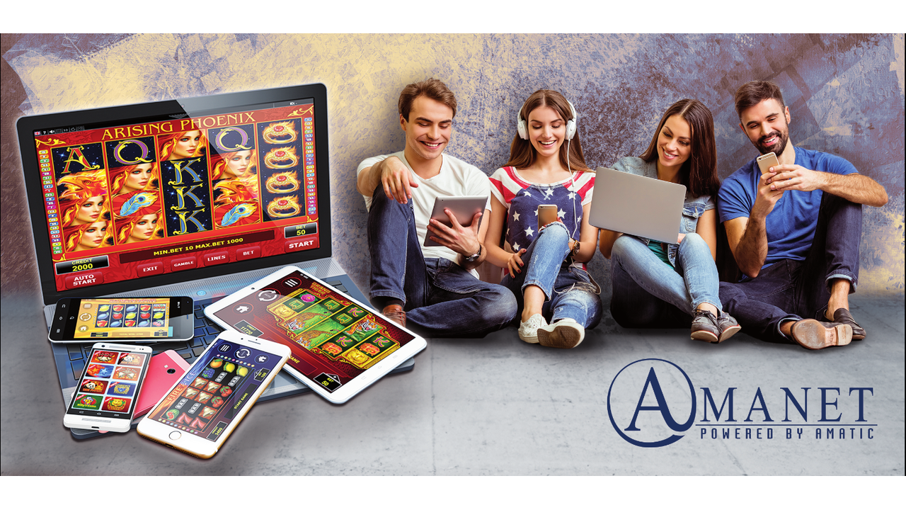 AMANET© – the online gaming solution  from AMATIC – is a must-see at ICE