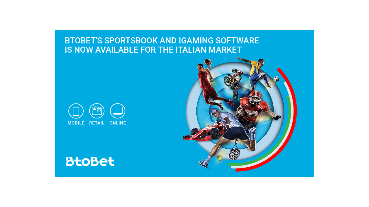 BTOBET’S SPORTSBOOK AND IGAMING IS NOW AVAILABLE FOR THE REGULATED ITALIAN MARKET