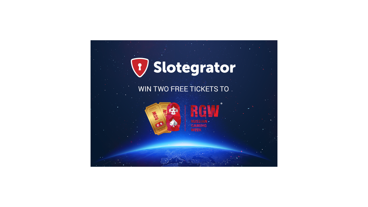 Giveaway: two tickets to RGW Moscow from Slotegrator