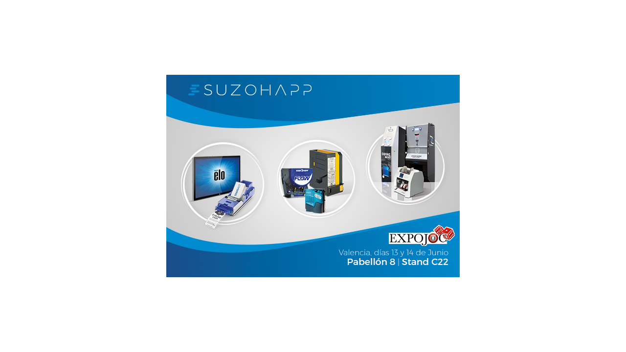 SUZOHAPP to exhibit at Expojoc in Valencia