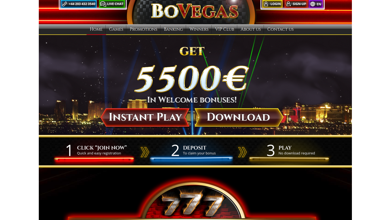 BoVegas Casino now in partnership with eGame Spectrum!