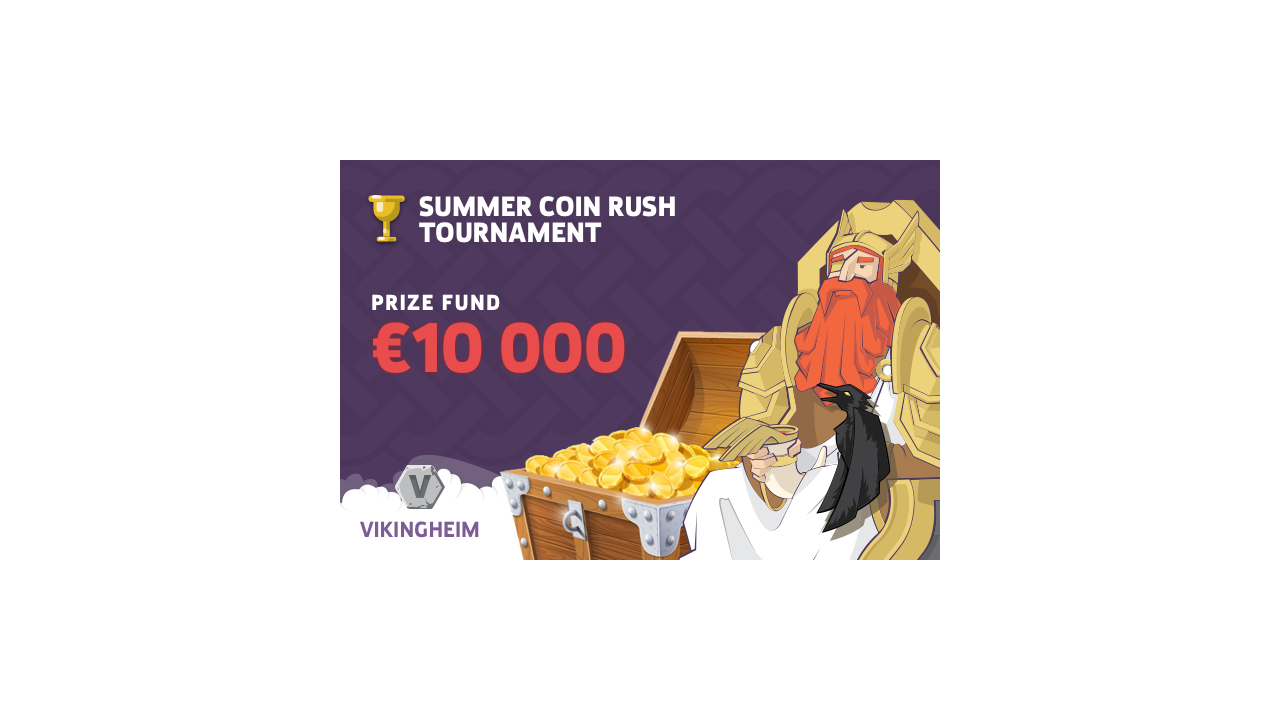 Sportster Ltd. launches a grandiose tournament "Summer Coin Rush" in  Vikingheim casino