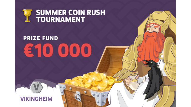 Sportster Ltd. launches a grandiose tournament "Summer Coin Rush" in  Vikingheim casino
