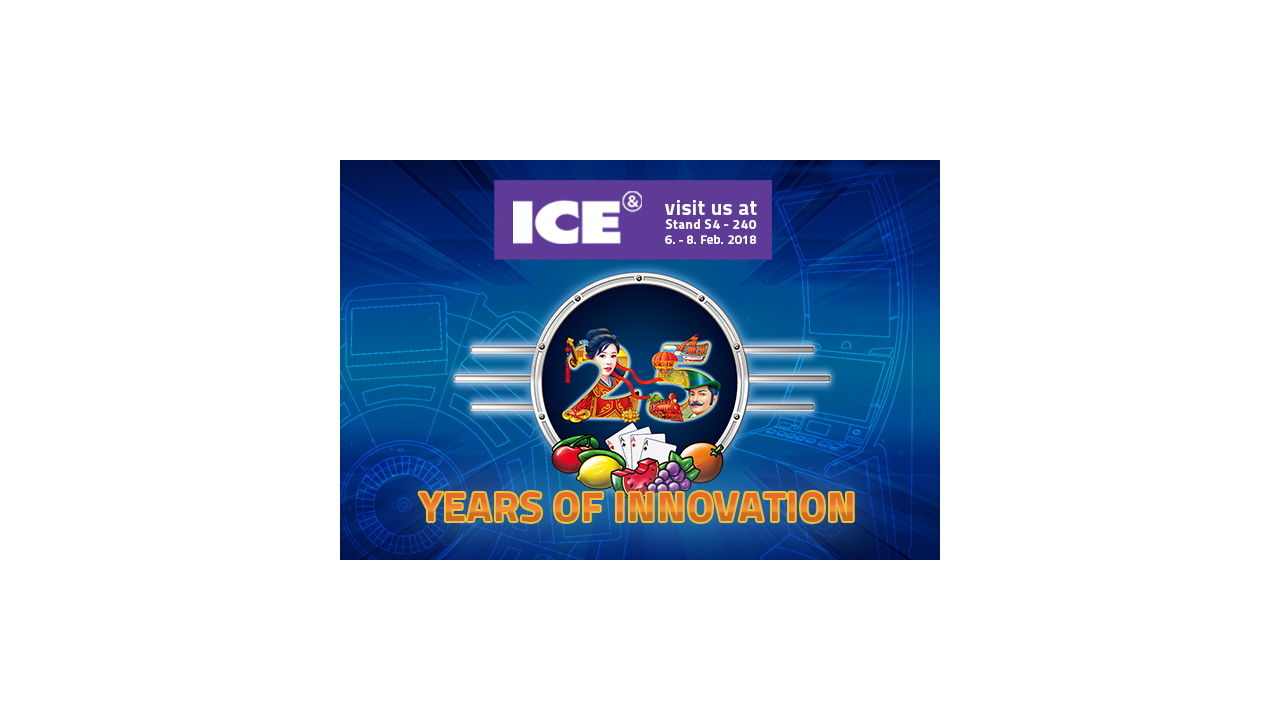AMATIC INDUSTRIES – 25 YEARS OF INNOVATION  New stand, new games and much more at ICE