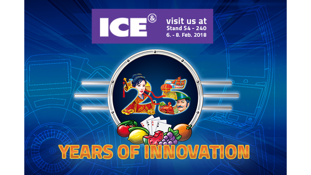 AMATIC INDUSTRIES – 25 YEARS OF INNOVATION  New stand, new games and much more at ICE