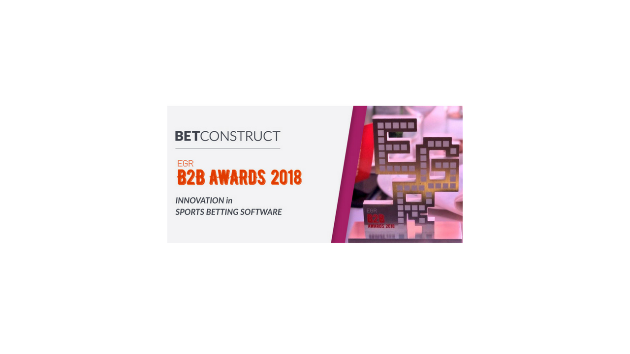 BetConstruct becomes the Innovator in  Sports Betting Software at EGR awards