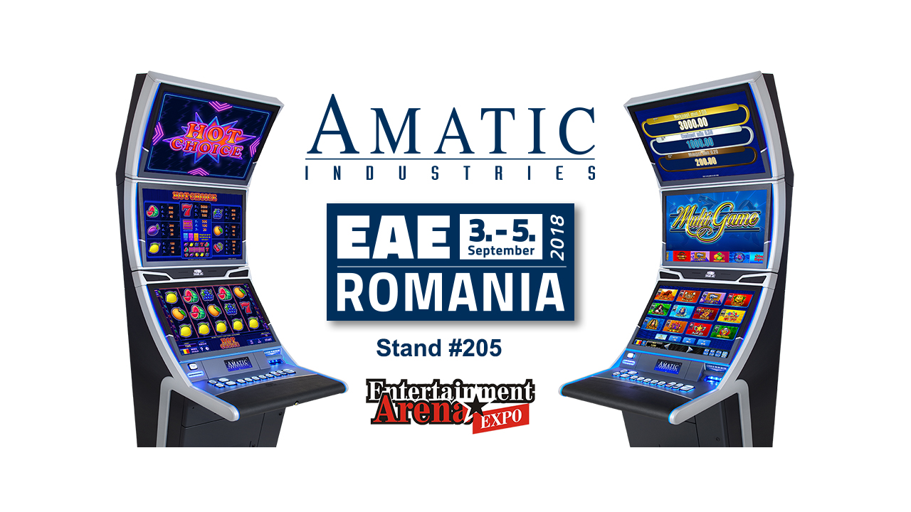 AMATIC to show latest cabinets with increased MULTI GAME choice in Romania