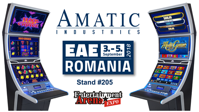 AMATIC to show latest cabinets with increased MULTI GAME choice in Romania