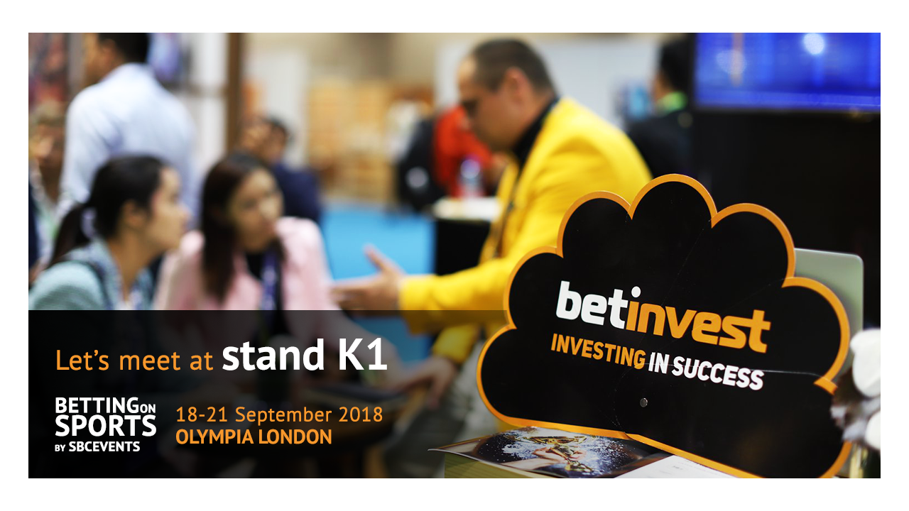 Betinvest goes to the Betting on Sports 2018 with special offers