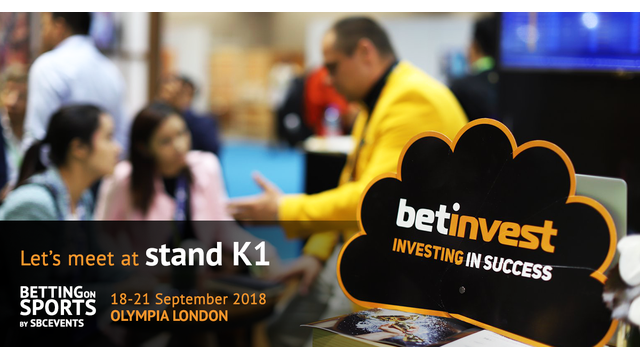 Betinvest goes to the Betting on Sports 2018 with special offers