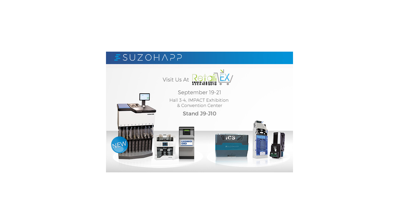 SUZOHAPP to participate at RetailEX ASEAN tradeshow