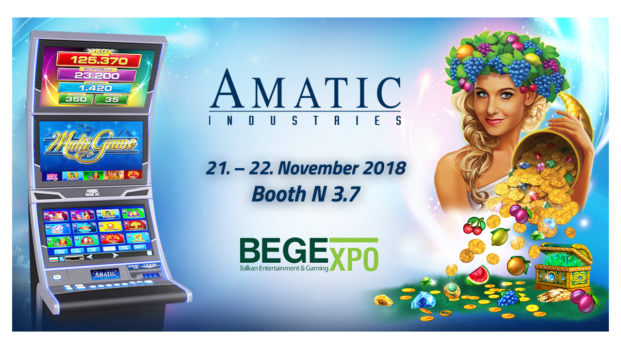 Fresh games to adorn MULTI GAME range of AMATIC Industries at BEGE