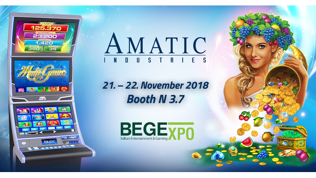 Fresh games to adorn MULTI GAME range of AMATIC Industries at BEGE