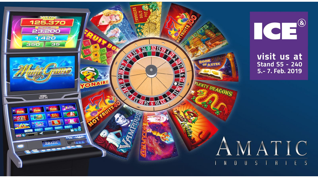 AMATIC Industries to display a Firework of Innovation at ICE
