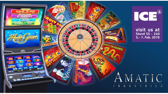 AMATIC Industries to display a Firework of Innovation at ICE