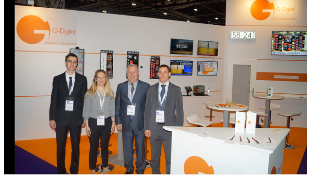 Digital Signage expert G-Digital makes its mark at ICE