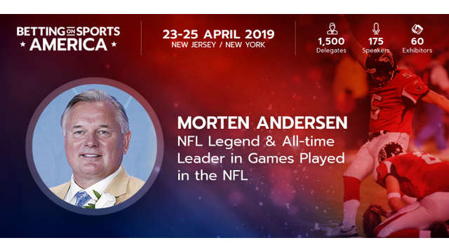 NFL’s ‘Great Dane’ and Better Collective ambassador Morten Andersen to speak at Betting on Sports America