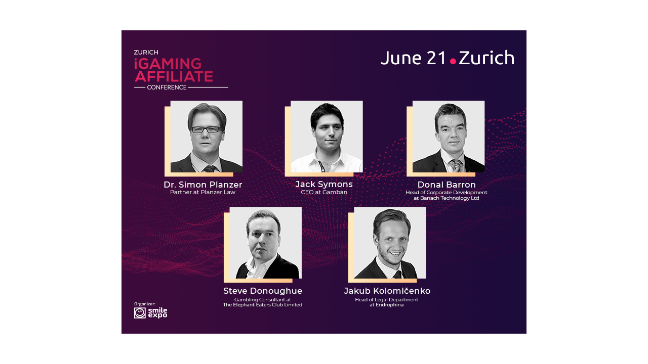 Legal Side of Gambling and Online Casinos Promotion: Top Experts Will Discuss at the First Zurich iGaming Affiliate Conference