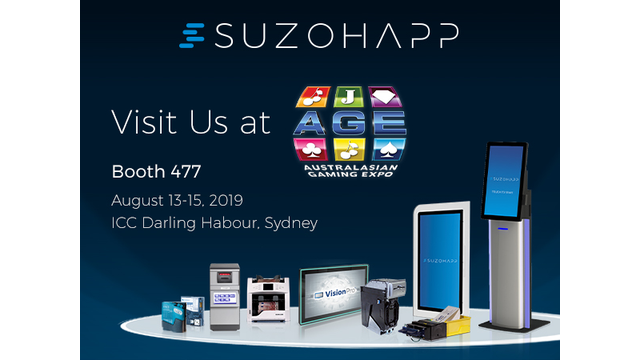 SUZOHAPP Showcases Latest Cash Management Solutions at the Australasian Gaming Expo