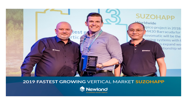SUZOHAPP receives ‘Fastest Growing Vertical’ award from Newland