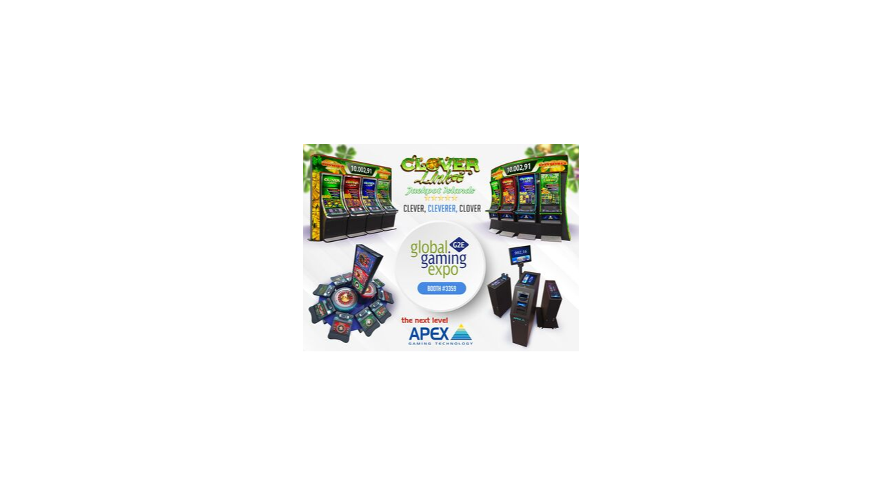 NEW CLOVER LINK INNOVATIONS FROM APEX GAMING TO BE SHOWN AT G2E LAS VEGAS