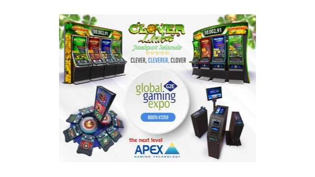 NEW CLOVER LINK INNOVATIONS FROM APEX GAMING TO BE SHOWN AT G2E LAS VEGAS