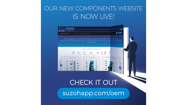 SUZOHAPP to Launch New Components Website at G2E