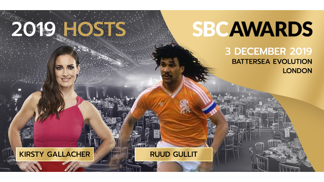 Ruud Gullit and Kirsty Gallacher to host SBC Awards 2019