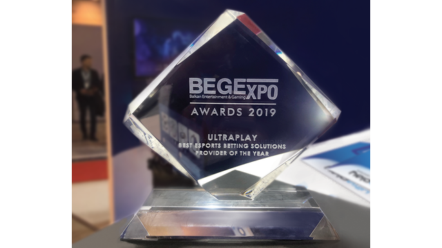 UltraPlay named the Best Esports Betting Solutions Provider at BEGE Expo Awards 2019