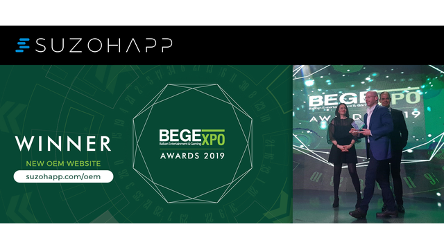SUZOHAPP Wins Award for New Website at BEGE 2019