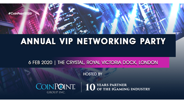 The iGaming industry meets blockchain business on February 6th 2020 during its annual VIP Networking party