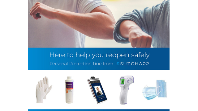 SUZOHAPP Launches Personal Protection Line to Help Casinos and Amusement Centers Meet Reopening Guidelines