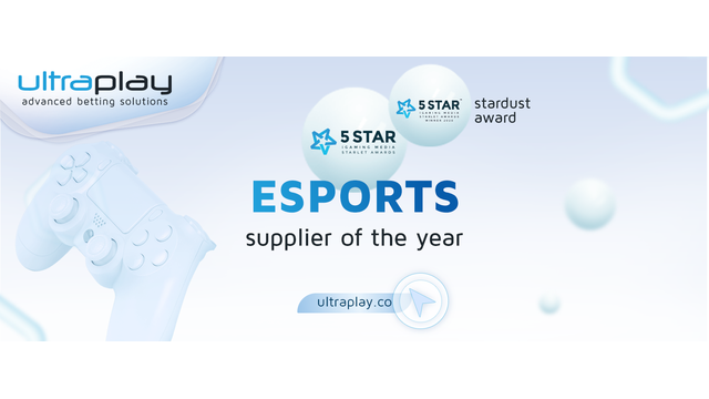 UltraPlay wins eSports Supplier Starlet Award for third consecutive year