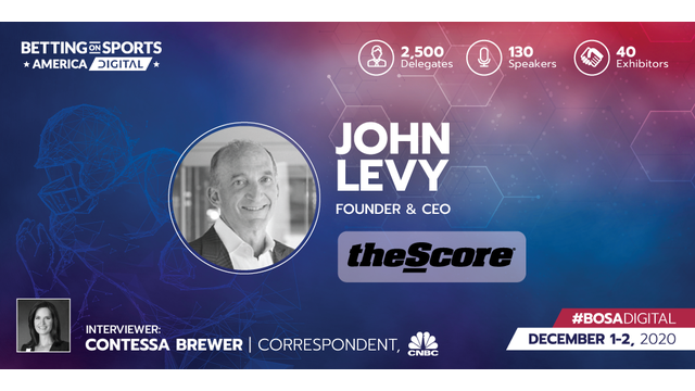 Fireside chat with theScore’s John Levy to close out Betting on Sports America - Digital