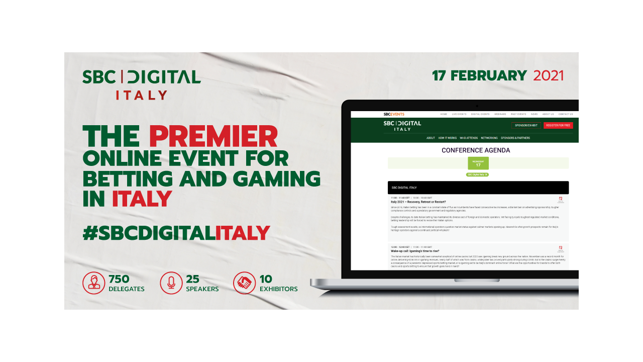 SBC Digital Italy set to address betting and gaming industry’s biggest issues