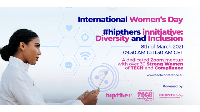 You are invited to the International Women’s Day initiative by the #hipthers (online meetup on Diversity and Inclusion)