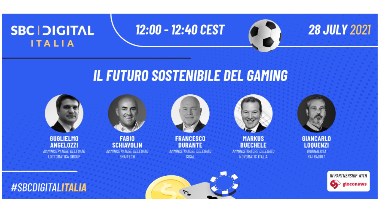 Italian gaming’s leading CEOs to discuss future of industry at SBC Digital Italia