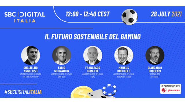 Italian gaming’s leading CEOs to discuss future of industry at SBC Digital Italia