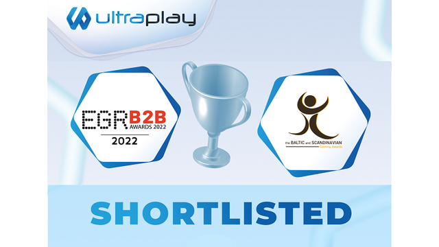 UltraPlay is shortlisted for the BSG and EGR Awards once again